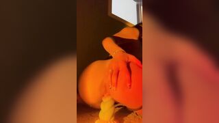 Ari Kytsya Fills Both Holes With A Vibrating Toy